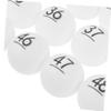 LIFKOME Printed Pong Balls 50pcs Raffle Game Balls for Drawing Party Perfect for Entertainment view 3