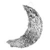 Alipis 1pc Hanging Moon Decoration for Festivals and Birthday Parties Silver Fillable Treats Fun Photo Prop for Celebrations and Events view 1
