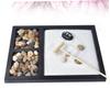 Cabilock Tabletop Zen Garden Meditating Statue Desk Sand Zen Garden Home Meditation view 2
