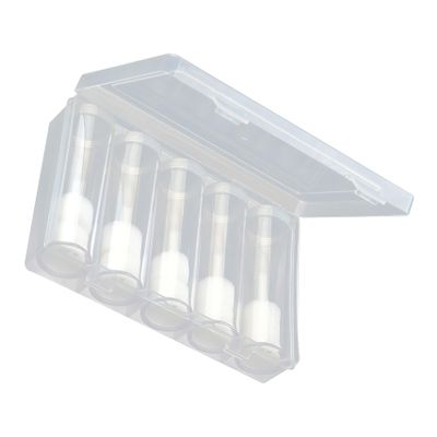 PLAFOPE Storage Box for Coin Roll Coin Storage Case Coin Holder Tubes for Easy Viewing
