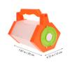 FELTECHELECTR Outdoor Exploration Critter Cage for Boy Girl Observation Box with Carrying Handle Tweezers and Magnifying Educational Bug Tool Random Color view 2