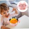 GRIRIW Stainless Steel Boys and Girls Bowl Lid Deep Food Serving Bowl for Toddlers and Easy to Clean for Snacks Cereal and More Cute view 3
