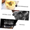 OFFSCH Boy Girl's Glass Steamed Egg Bowl with Lid High-temperature Resistant Airtight Storage for Soup Bird's Nest Desserts Home Cafe Use view 2