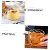 OFFSCH Boy Girl's Glass Steamed Egg Bowl with Lid High-temperature Resistant Airtight Storage for Soup Bird's Nest Desserts Home Cafe Use view 4