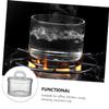 VINTORKY High-temperature Resistant Glass Steaming Bowl with Lid for Boy Food for Pudding and Stew Easy to Clean Safe and Eco-friendly Transparent Design view 2