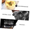VINTORKY High-temperature Resistant Glass Steaming Bowl with Lid for Boy Food for Pudding and Stew Easy to Clean Safe and Eco-friendly Transparent Design view 3