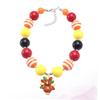 CALLARON Thanksgiving Turkey Necklace Children's Party Supplies Holiday Ornament Stylish Neck Accessories view 2