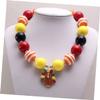 CALLARON Thanksgiving Turkey Necklace Children's Party Supplies Holiday Ornament Stylish Neck Accessories view 4