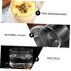 OHPHCALL Household Steamed Egg Bowl Glass Steamed Bowl Pudding Steamer Toddlers Soup Lid view 3