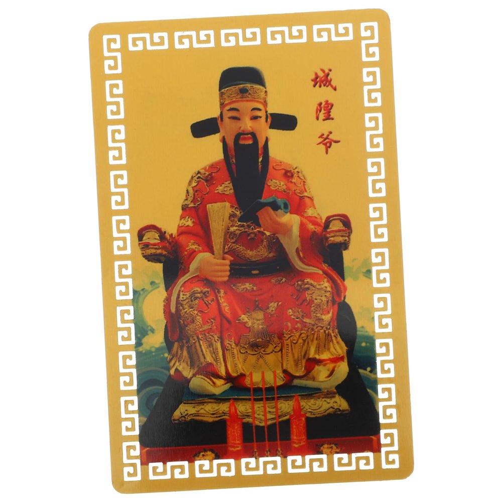 Cabilock Chinese Traditional Amulet Card Year Dragon for Auspicious Material Delicate Design Year Feng Shui Charm for Luck and Safety