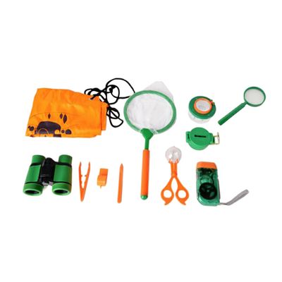 FELTECHELECTR Catching Tools for Boys and Girls 11-Piece Net Set Telescopic Butterfly Nets Safe and Child-Friendly