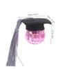 MERRYHAPY 10pcs Graduation Cap Cupcake Toppers Tassels Easy Decorations for Graduation Celebrations Eye-catching Design Effortless Use view 2