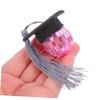 MERRYHAPY 10pcs Graduation Cap Cupcake Toppers Tassels Easy Decorations for Graduation Celebrations Eye-catching Design Effortless Use view 4