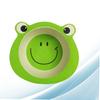 Ciieeo Dinnerware Bamboo Fiber Bowls Plates in Frog Theme Unbreakable Boys and Girls-friendly for Toddlers Babies and Boys and Girls view 3