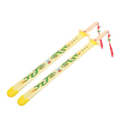 Didiseaon 2pcs Qinglong Sword Boys and Girls Swords Toy Safe Educational Hand-Brain Development Toys for Boys and Girls Cosplay