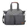Hemoton Tote Diaper Bag for Women Backpack Multifunctional Nappy Bag Grey Arrow Pattern view 1