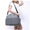 Hemoton Tote Diaper Bag for Women Backpack Multifunctional Nappy Bag Grey Arrow Pattern view 2