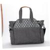 Hemoton Tote Diaper Bag for Women Backpack Multifunctional Nappy Bag Grey Arrow Pattern view 3