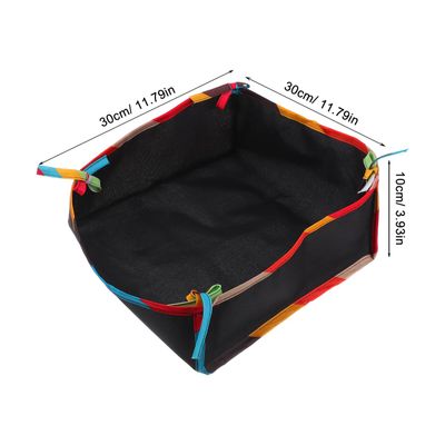 Abaodam Stroller Storage Basket Multi-functional Mesh Bag for under Stroller Ample Space for Essentials and Groceries for Travel and Outdoor Activities