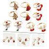 BESTonZON 10pcs Cartoon Finger for Boys and Girls and Adults Festive Christmas Jewelry Santa Snowman and Tree Designs for Parties and Celebrations view 3