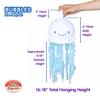 Cuddle Barn - Jellyfish Bubbles | Soft Jelly Fish Plush Toy | Hanging Loop | Gentle Color Changing Lights | Plays Ocean Melodies with Volume Control- Gift for Baby, Toddlers, Kids - 18 Inches view 2