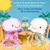 Cuddle Barn - Jellyfish Bubbles | Soft Jelly Fish Plush Toy | Hanging Loop | Gentle Color Changing Lights | Plays Ocean Melodies with Volume Control- Gift for Baby, Toddlers, Kids - 18 Inches view 4
