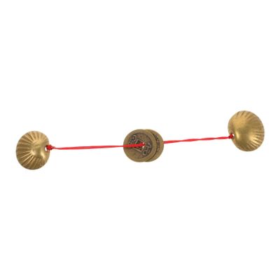 CORHAD Brass Coin Divination Set Chinese Culture Ancient Coins Feng Shui Decorations for