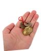 CORHAD Brass Coin Divination Set Chinese Culture Ancient Coins Feng Shui Decorations for view 3