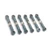 Compatible with Wltoys A949 1/18 RC Car Upgrade Part 6pcs Aluminum Alloy Wheelbase Rc Steering Link Rod Set RC Tie Link Rods(Gray) view 1