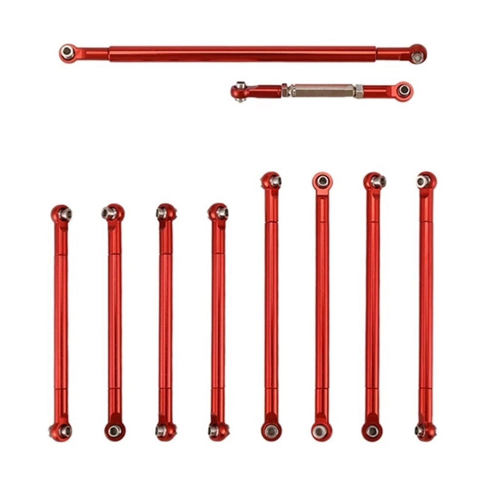 Compatible with MN86S MN86 MN86KS MN86K for MN G500 1/12 RC Car Accessories Parts Metal Pull Rod Steering Servo Link Rod RC Tie Link Rods