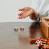 Abaodam 12pcs Wooden Finger Guessing Dice Interactive Rock Scissors Game for Family Gatherings Bars and Parties Fun Game Props for All Ages view 4