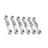 Compatible with Wltoys A949 1/18 RC Car Upgrade Part 6pcs Aluminum Alloy Wheelbase Rc Steering Link Rod Set RC Tie Link Rods(Silver) view 1