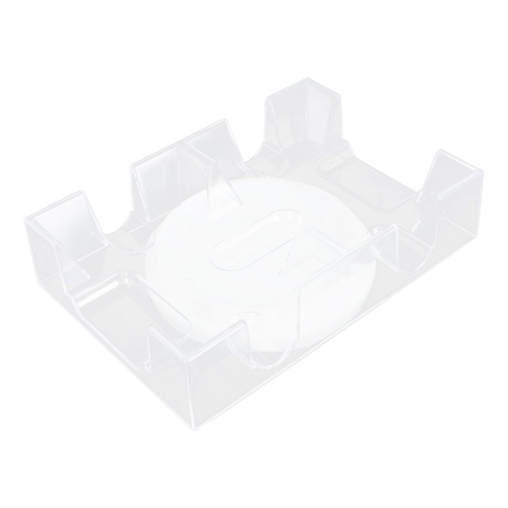 KOMBIUDA Rotating Poker Card Stand Plastic Material Fine Polishing Capacity Party Accessory