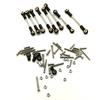 Compatible with WPL C14 C24 1/16 RC Car Parts Upgrade Replacement Part Metal Suspension Toe Link Tie Rod Set RC Tie Link Rods view 2