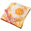 CIYODO Lifelike Food Decor Roasted Toast Model Real Touch Bread Adornment Simulation Bread for Photo Prop Shop Decorati view 1
