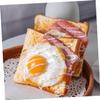 CIYODO Lifelike Food Decor Roasted Toast Model Real Touch Bread Adornment Simulation Bread for Photo Prop Shop Decorati view 3