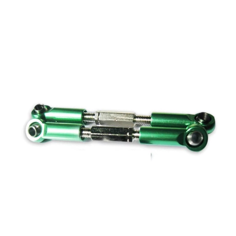 Compatible with Hobbico for Dromida 1/18 RC Car Aluminum Alloy Front Rear Servo Link Upgrade Parts Enhanced Control and Stability RC Tie Link Rods(Green)