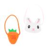 FELTECHELECTR Easter Decorative Doll Messenger Bags Plush Carrot Shape for Cute Dolls view 1
