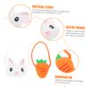 FELTECHELECTR Easter Decorative Doll Messenger Bags Plush Carrot Shape for Cute Dolls view 3