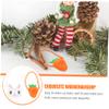 FELTECHELECTR Easter Decorative Doll Messenger Bags Plush Carrot Shape for Cute Dolls view 4