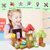 AIDYVOI Magnetic Blocks Building Toys Set, Magnetic Building Blocks Kit Magnet Cubes for Boys Girls Ages 3-8, STEM Sensory Construction Toys for Kids Birthday Christmas view 4