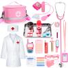 AINIOKA Doctor Kit for Toddlers 3-5: Kids Doctors Play Set with Medical Bag - Real Stethoscope and Other Accessories - 35 Pcs Doctor Kit for Kids Girls - Pretend Play Toys Set Gifts for Role Play view 1