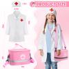 AINIOKA Doctor Kit for Toddlers 3-5: Kids Doctors Play Set with Medical Bag - Real Stethoscope and Other Accessories - 35 Pcs Doctor Kit for Kids Girls - Pretend Play Toys Set Gifts for Role Play view 2