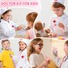 AINIOKA Doctor Kit for Toddlers 3-5: Kids Doctors Play Set with Medical Bag - Real Stethoscope and Other Accessories - 35 Pcs Doctor Kit for Kids Girls - Pretend Play Toys Set Gifts for Role Play view 4