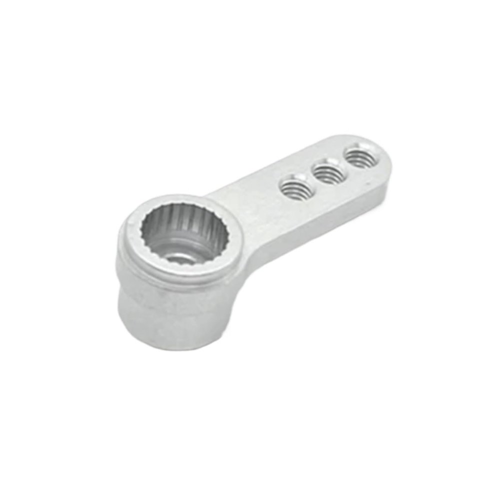 RC Upgrade Parts for Mjx for H16 16207 16208 16209 16210 1/16 for Metal 25T Servo Arm Servo Horn RC Remote Control Upgrade Parts Accessories(Silver)