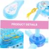 FOYTOKI Adjustable Boy Girl Toy Early Childhood Education Singing Plaything for Boys and Girls Connects to Smartphones Dual Microphone view 3