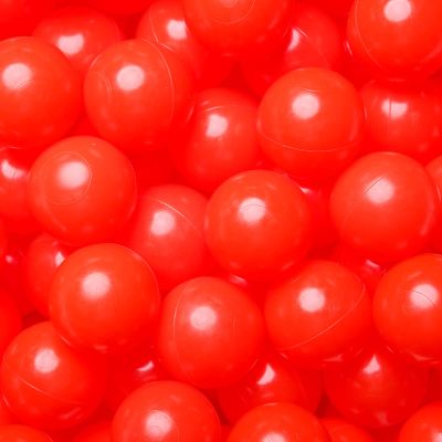 Larger Plastic Balls for Ball Pit, Play Pin Balls for Toddlers Kid Ball Pits & Accessories for Bounce House,2.76 inches,100 pcs100 Pieces, Red