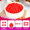 Larger Plastic Balls for Ball Pit, Play Pin Balls for Toddlers Kid Ball Pits & Accessories for Bounce House,2.76 inches,100 pcs100 Pieces, Red view 3
