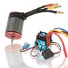 120A Brushless Motor ESC Set, Professional High Torsion 3650 Brushless Motor 120A ESC Combo Set for 1/10 Scale RC Cars, Compatible with HSP Redcat Axial SCX10 D90 HPI view 1