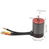 120A Brushless Motor ESC Set, Professional High Torsion 3650 Brushless Motor 120A ESC Combo Set for 1/10 Scale RC Cars, Compatible with HSP Redcat Axial SCX10 D90 HPI view 3